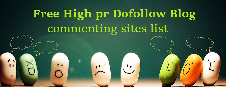 High PR Blog Commenting Sites list 2021