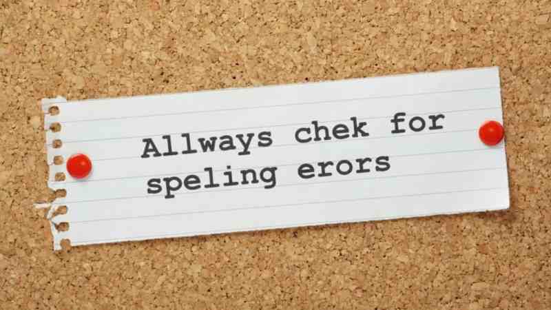 SEO Check Spelling Errors