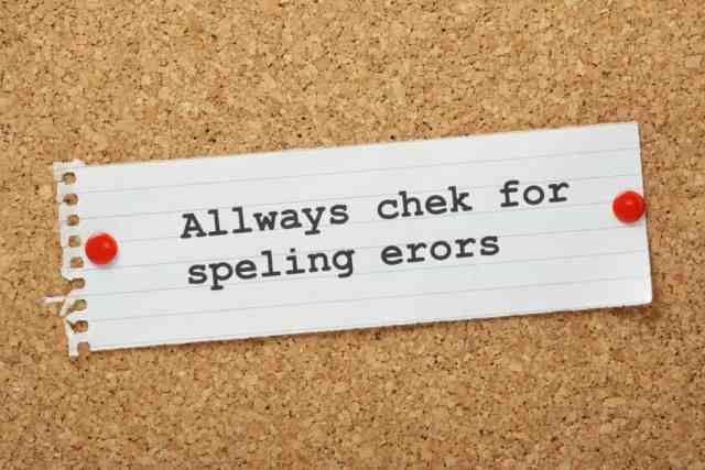 SEO Check Spelling Errors