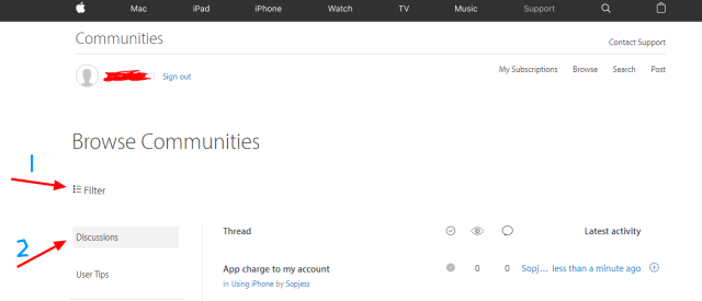 Apple Community Profile