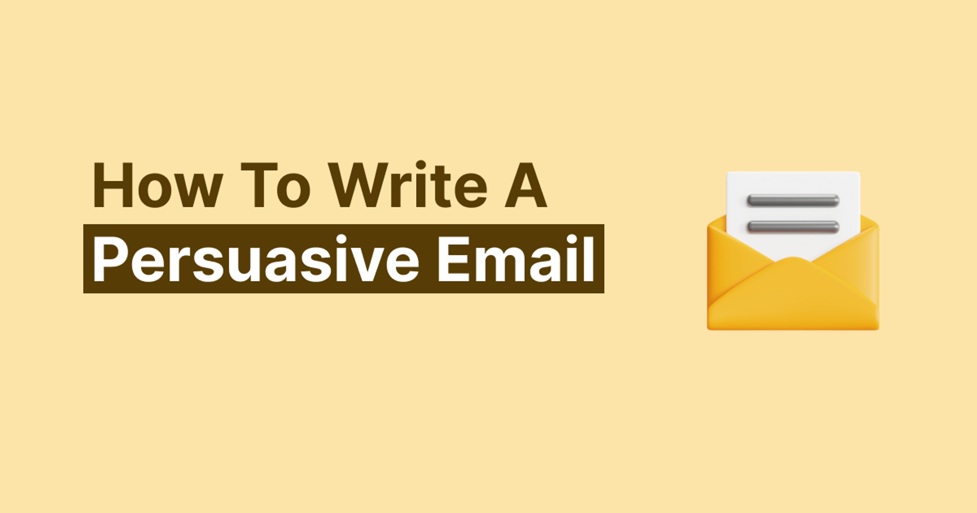 How to craft a persuasive email to increase your revenue?