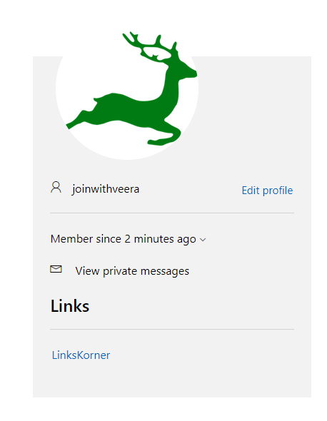 microsoft profile Linkskorner